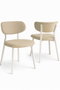 Hanah Home Toldy - Crema, Blanco (6 piezas)